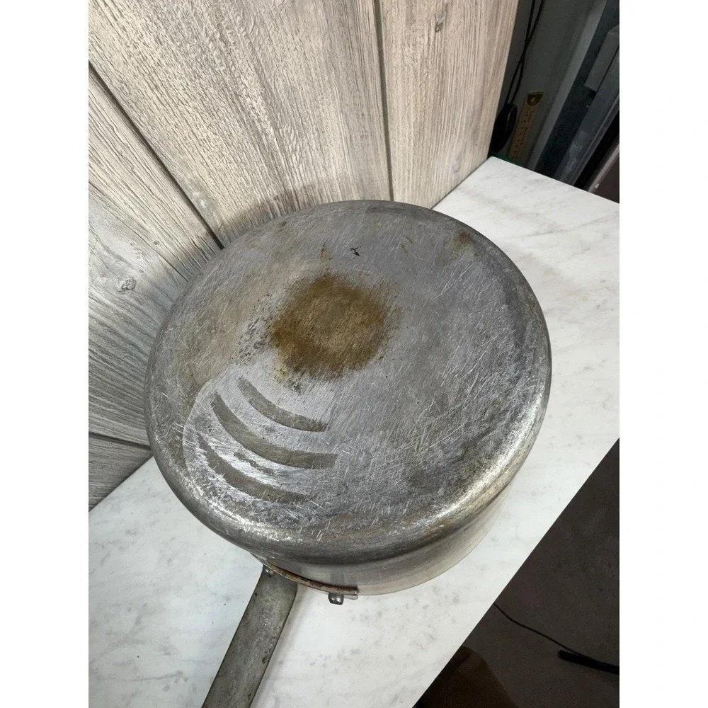 Vintage Vollrath Aluminum Tapered Saucepan Pot 7335-1 NSF Commercial Kitchen